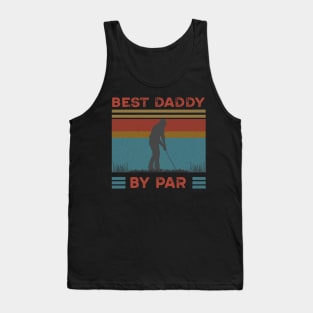 Best Dad By Par Golf Lover Gift For Fathers Day Tank Top